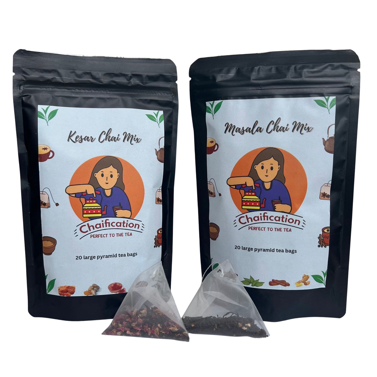 Tea Bag Combo - Masala & Kesar Chai