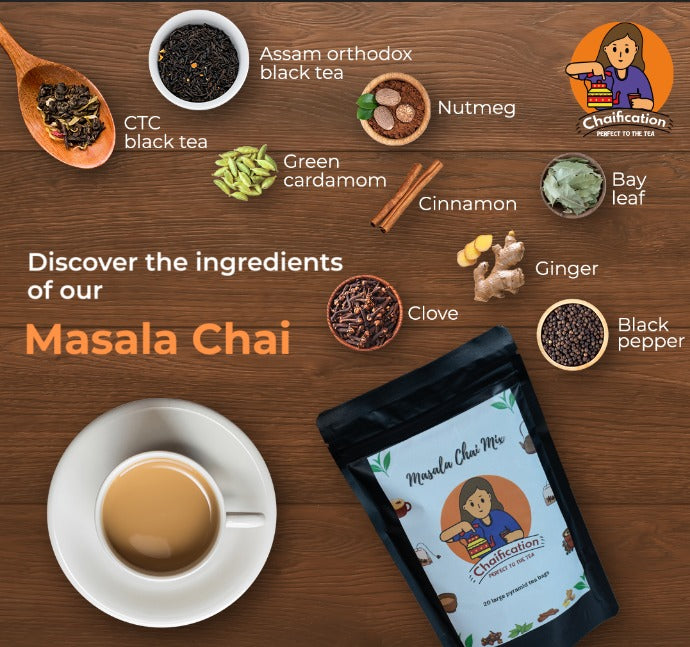 Masala Chai - Loose Chai Mix (makes 25 cups)